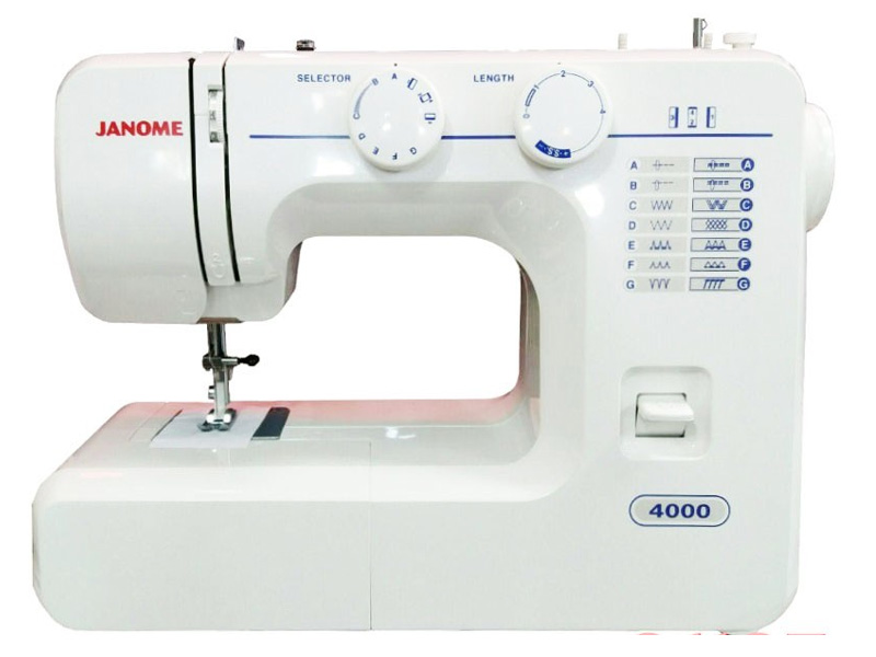 4000 JANOME  Sewing Machine  چرخ گلدوزی