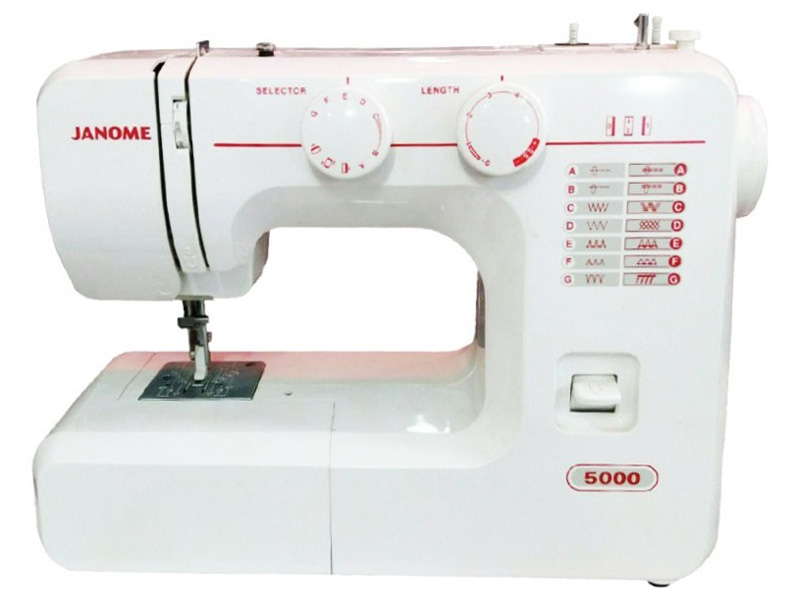 5000 JANOME  Sewing Machine  چرخ گلدوزی