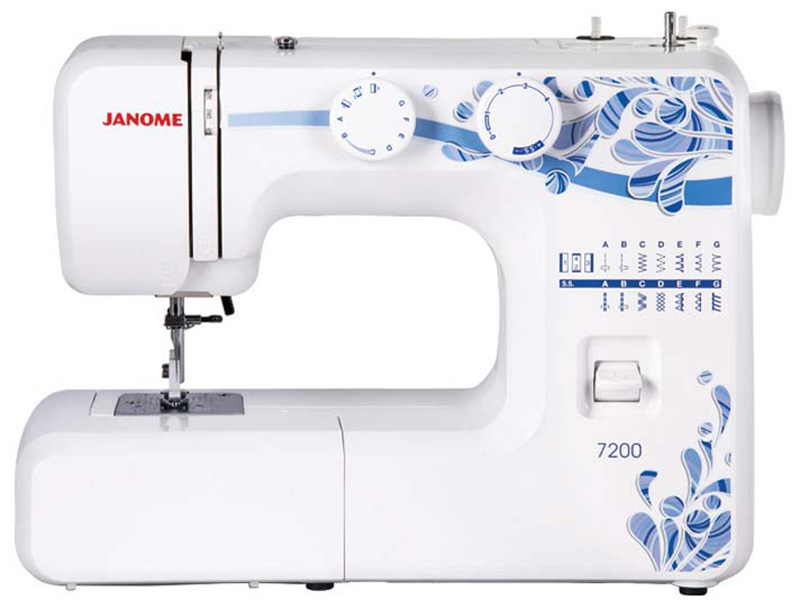 7200 JANOME  Sewing Machine  چرخ گلدوزی