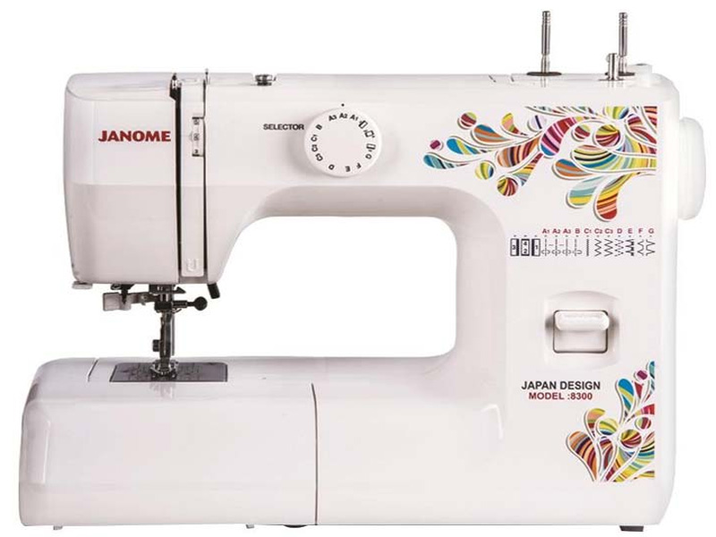 8300 JANOME  Sewing Machine  چرخ گلدوزی