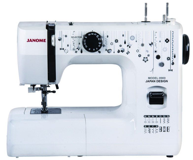 8900 JANOME  Sewing Machine  چرخ گلدوزی