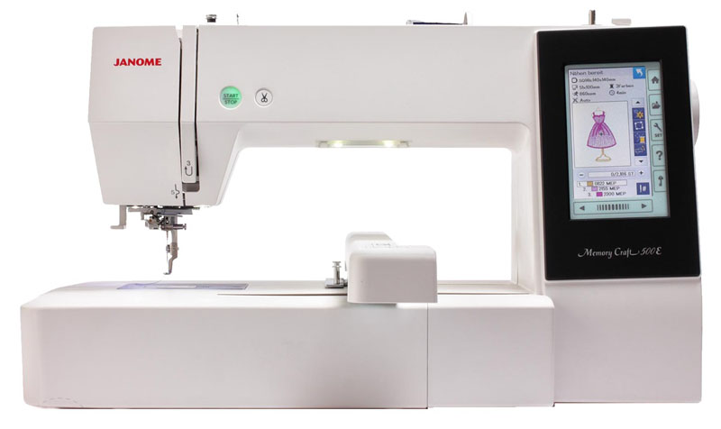 MC500E JANOME  Sewing Machine  چرخ گلدوزی