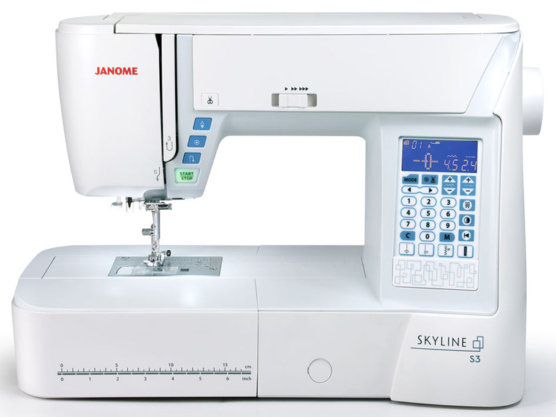 SKYLINE S3 JANOME  Sewing Machine  چرخ گلدوزی