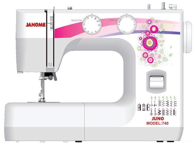 740 JANOME  Sewing Machine  چرخ گلدوزی