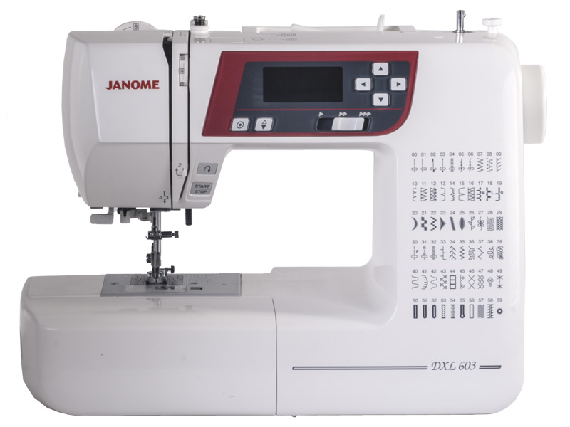 DXL603 JANOME  Sewing Machine  چرخ گلدوزی