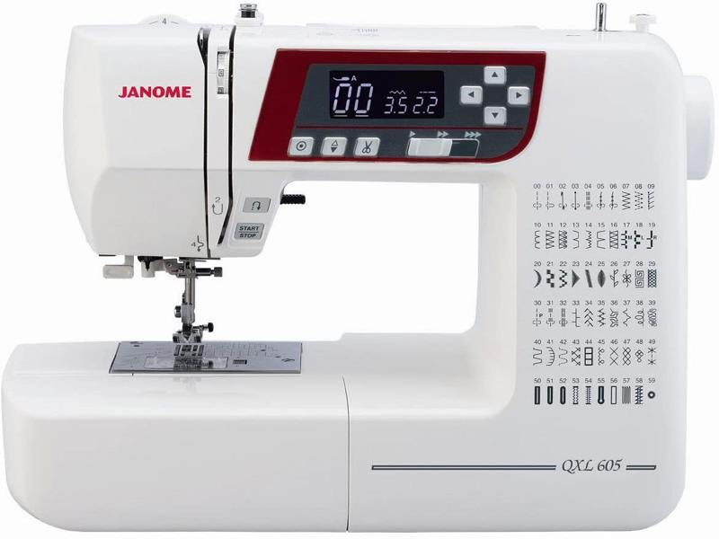 QXL605 JANOME  Sewing Machine  چرخ گلدوزی