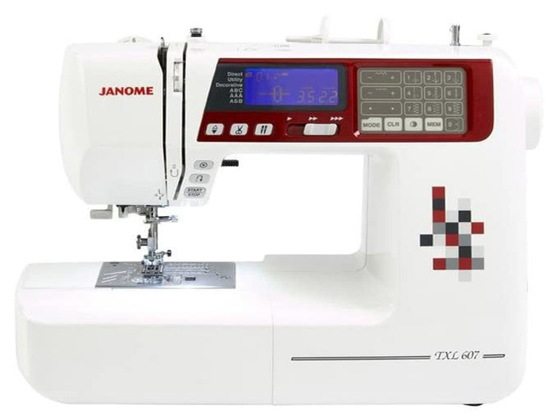 TXL607 JANOME  Sewing Machine  چرخ گلدوزی